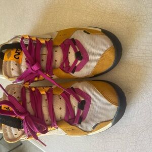 Women’s Yellow and Magenta Athletic Sneakers